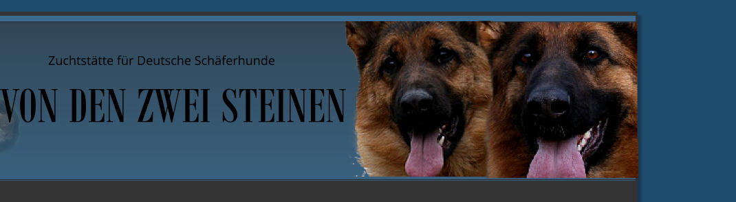 Zuchtstätte für Deutsche Schäferhunde VON DEN ZWEI STEINEN